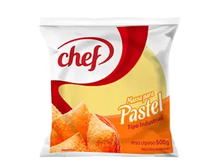 Massa para Pastel 500g - Industrial