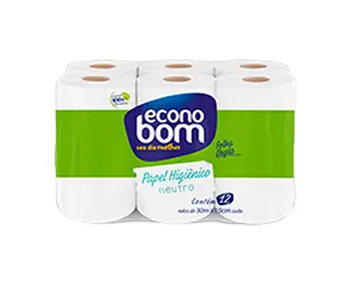 Papel Higiênico 12 rolos - 30mx10cm