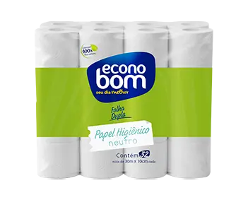 Papel Higiênico 32 rolos - 30mx10cm