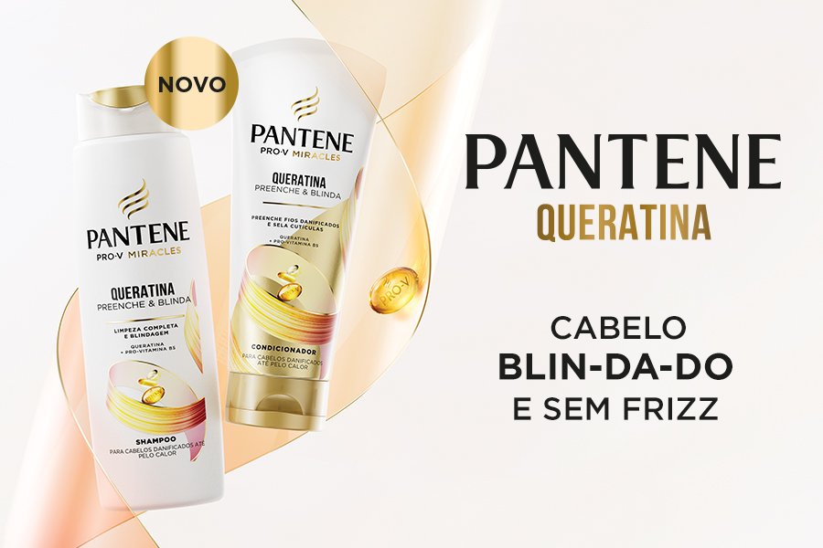 Conheça a nova linha Pantene Queratina Preenche & Blinda