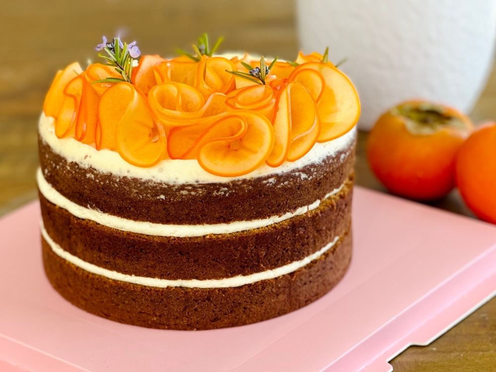 bolo de caqui - receitas com frutas - Assaí Atacadista