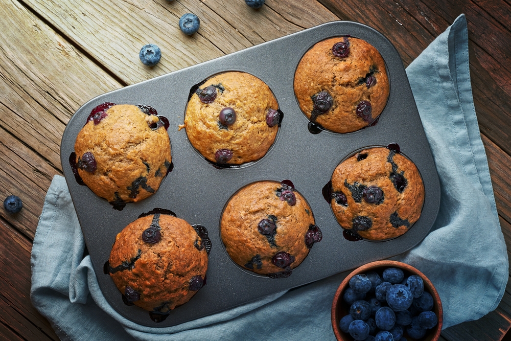 cupcakes de mirtilo - lanches para o fim de semana - Assaí Atacadista