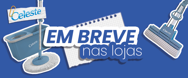 fundo azul com imagens dos mops Celeste-Assaí Atacadista
