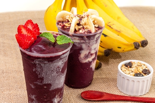 milkshake de açaí com banana para ganhar dinheiro no verão - assaí atacadista