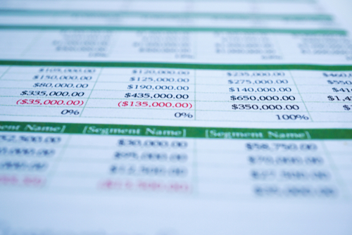 papel com uma lista com valores - redução de custos - Assaí Atacadista