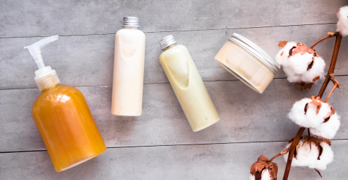 quatro embalagens de produtos de cabelo - cronograma capilar - Assaí Atacadista