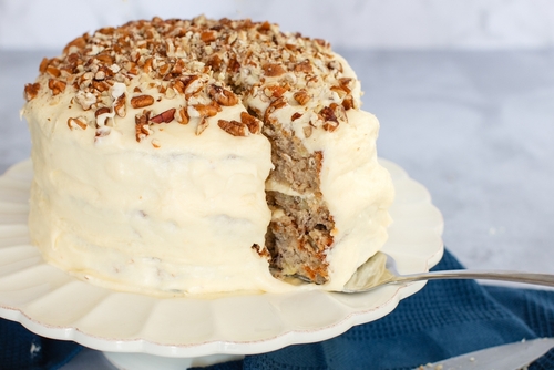 receita para ceia de Natal - bolo de nozes - Assaí Atacadista