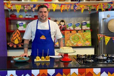 chef Rapha Vasconcellos - Festa Junina - Assaí Atacadista