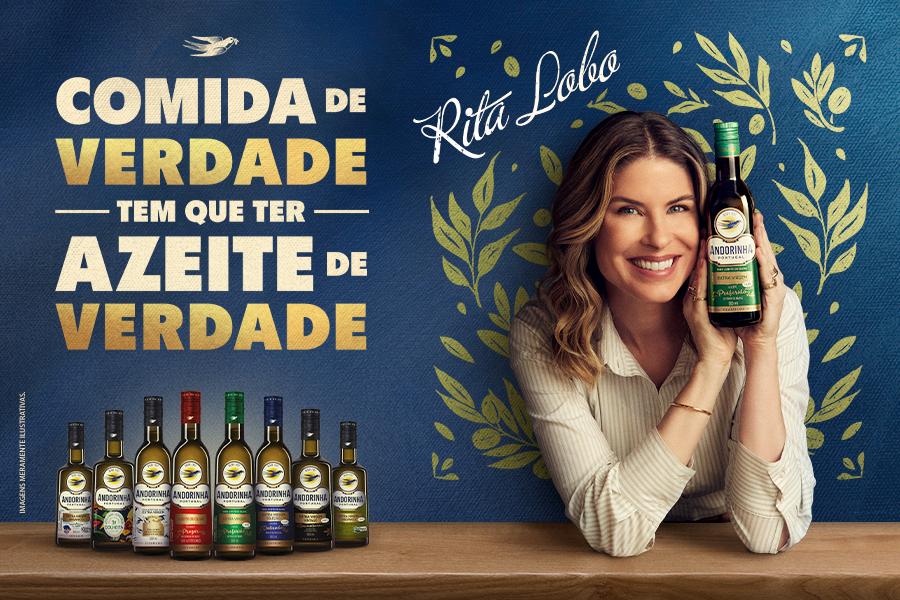Banner com embalagens do Azeite Andorinha e a Rita Lobo - Assaí Atacadista.jpg