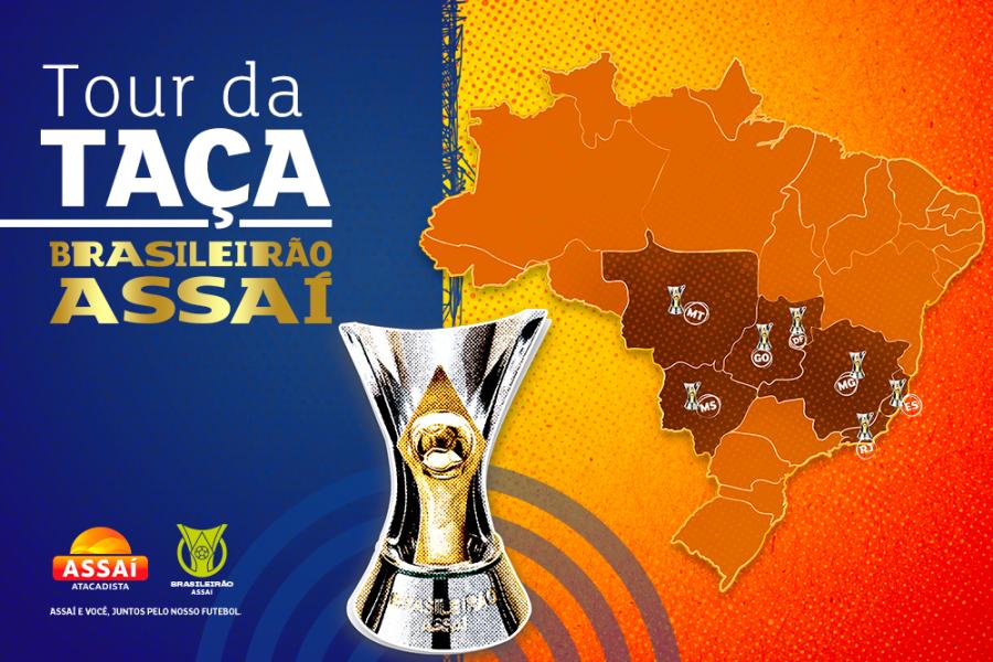 banner tour da aça do Brasileirão Assaí 2023 - Assaí Atacadista