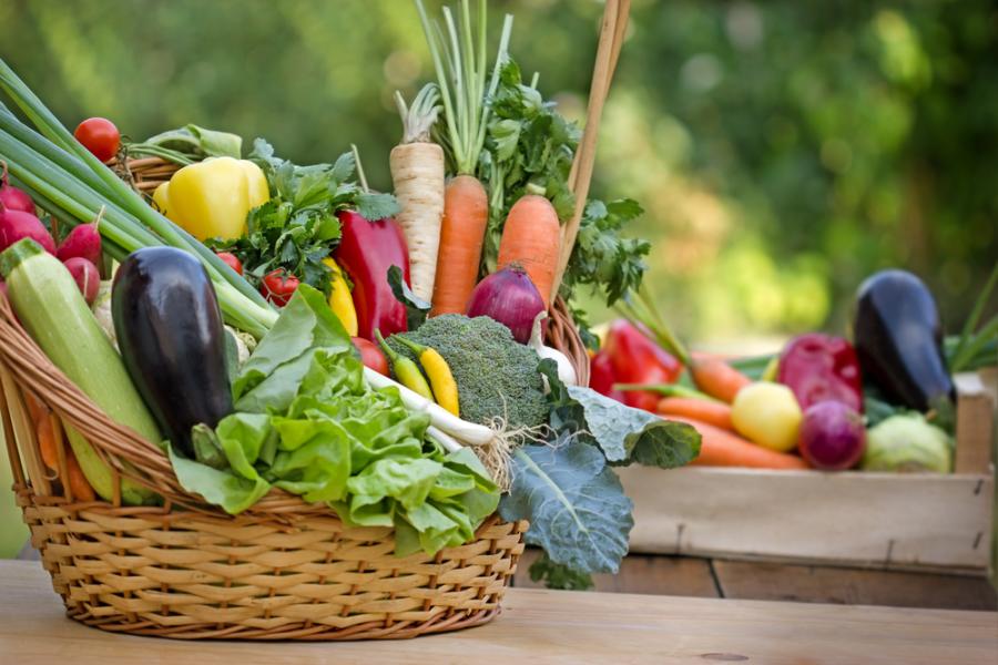 cesta com legumes e verduras do verão - assaí atacadista