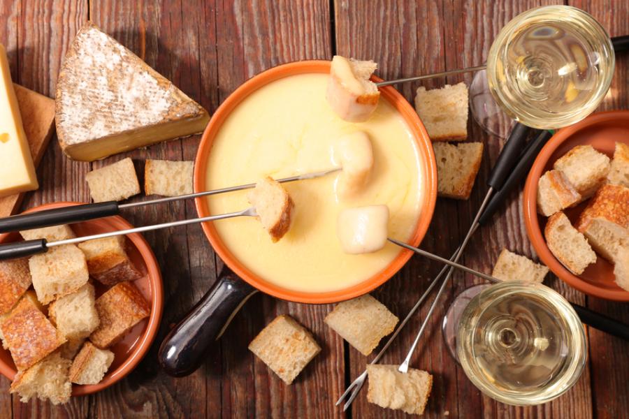 fondue de queijo e pão - assaí atacadista