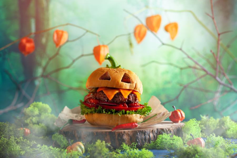 sanduiche monstruoso - cardapio de halloween - dia das bruxas assai atacadista