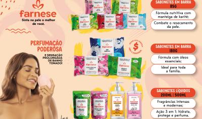 banner com produtos Farnese - Assaí Atacadista