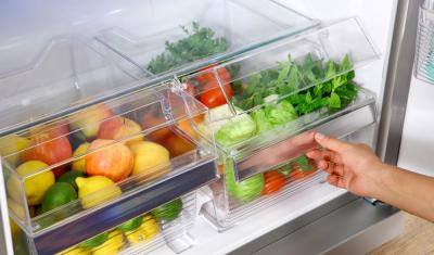 frutas e legumes guardados na geladeira - onde guardar - ofertas de hortifrúti no Assaí Atacadista