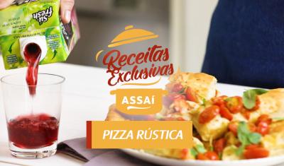 banner receitas exclusivas do Assaí Atacadista - Pizza rústica - conteúdo patrocinado SuFresh