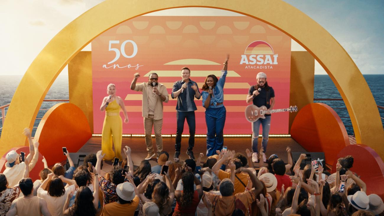 Artistas estrelam maior campanha promocional do Assaí Atacadista em celebração aos 50 anos (Divulgação/Assaí Atacadista)