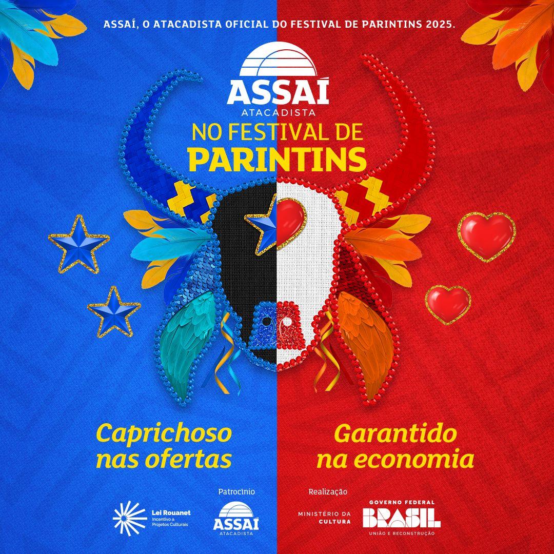 Assaí é patrocinador do Festival de Parintins pelo terceiro ano consecutivo - Crédito: Divulgação/Assaí Atacadista