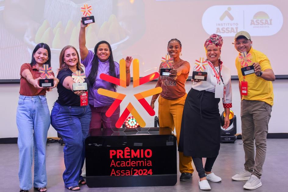 Instituto Assaí encerra 7ª edição do Prêmio Academia Assaí com vencedores(as) do Amazonas, Bahia, Ceará, Pernambuco e São Paulo (Foto: Divulgação Instituto Asaí)