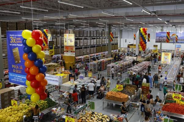 Movimentação de clientes em uma das lojas Assaí – Divulgação: Assaí Atacadista