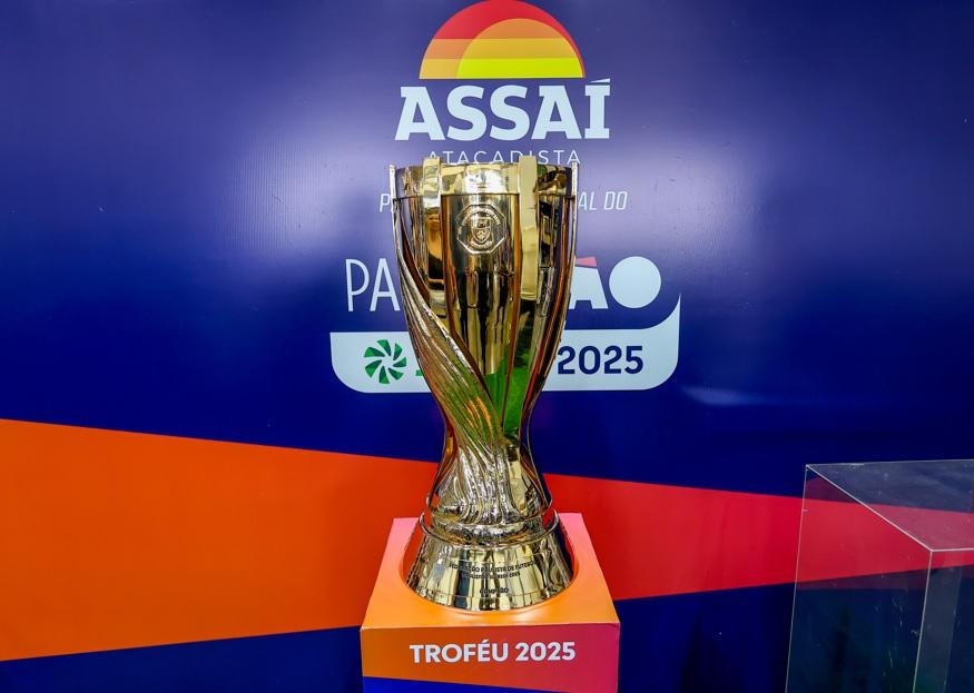 Taça do Campeonato Paulista 2025. (Crédito: Divulgação Assaí)