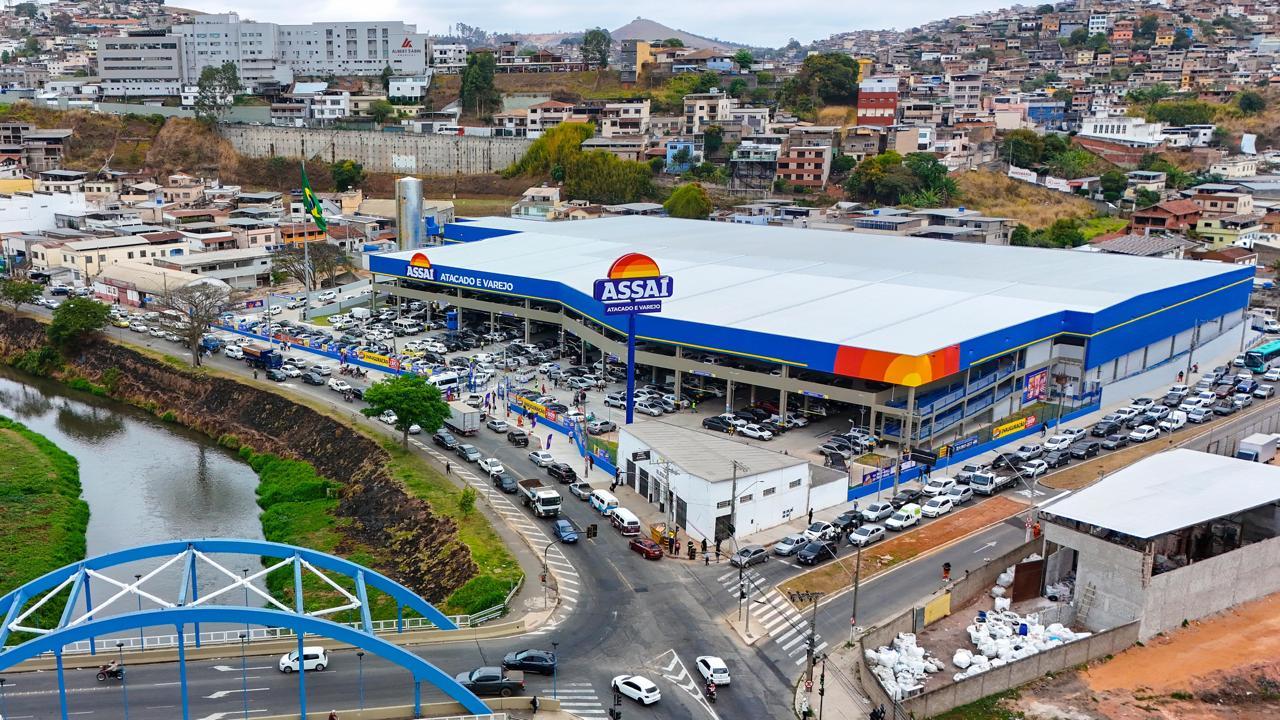 Assaí Juiz de Fora é a 9ª loja no estado de Minas Gerais e a primeira na Zona da Mata Mineira (Foto: Divulgação Assaí)