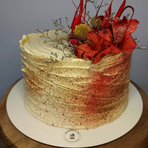 50 Anos Casados - Grãos de Açúcar - Bolos decorados - Cake Design