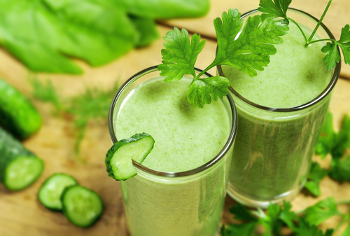 suco verde com pepino - receita de suco natural - Assaí Atacadista