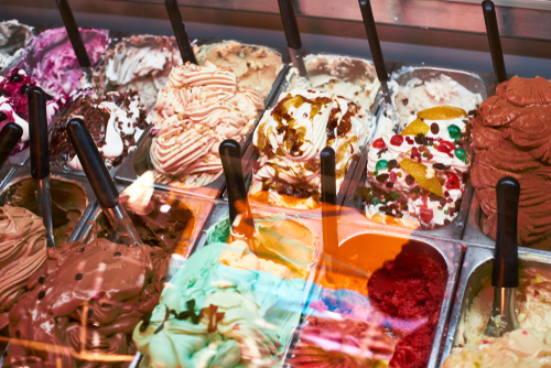 tipos de sorvete em uma sorveteria - sorvete no Assaí Atacadista